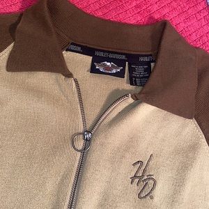 Harley Davidson tight knit sweater